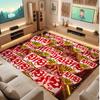 VfB Stuttgart Football Print Crystal Velvet Rug, Comfortable Water Absorbent Non Slip Indoor Floor Carpet