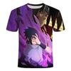 Naruto Anime Inspired 3D Printed Cotton Blend Tee Teens Men Casual Short Sleeve T-Shirt