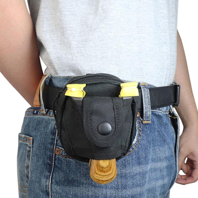 Tactic Sling Shoot Bag Sling Shoot Balls Pouch Waist Bag Compact Belt Pouch Sling Shoot Holder for Outdoor Hunting Sport