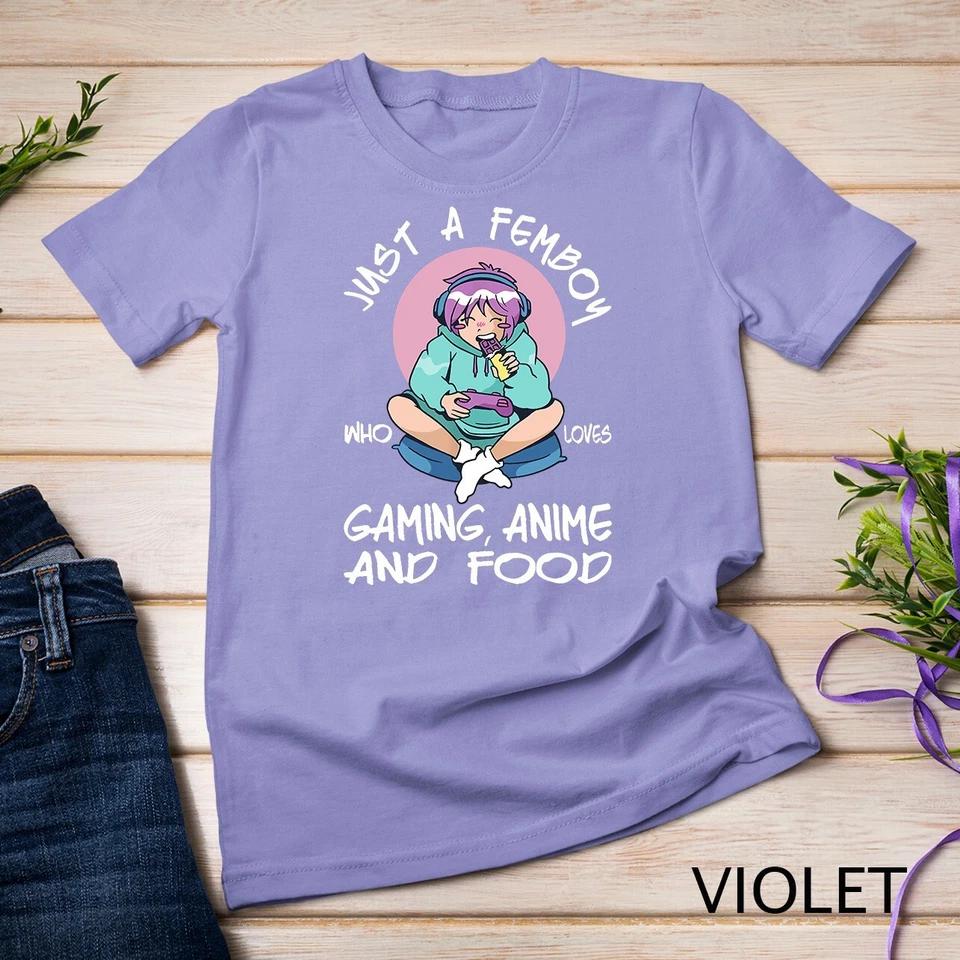 Femboy Outfit - Anime Gaming Femboy Top - Sissies Cosplay T-Shirt Unisex T-shirt 12 S