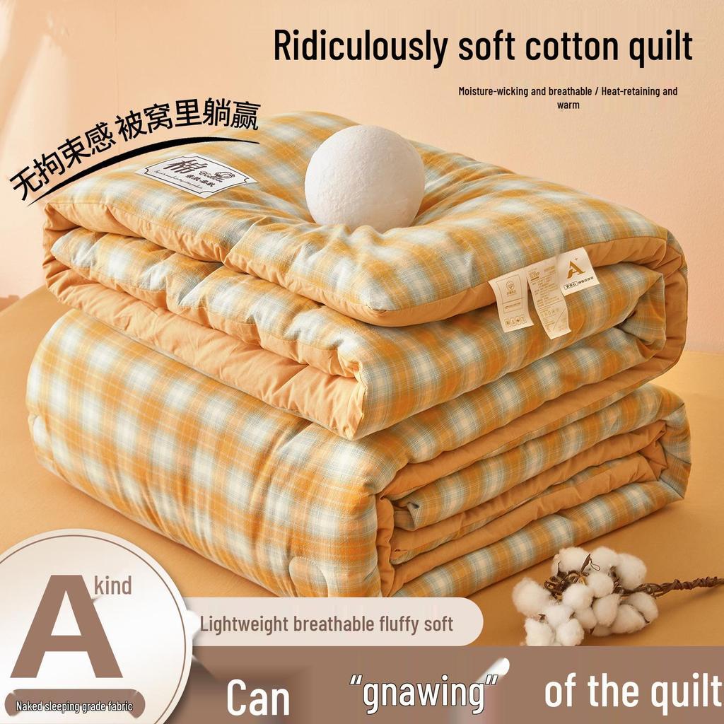 2025 All-Season Quilts: Thick Washed Cotton for Winter, Xinjiang Cotton for Summer, and Versatile Spring/Autumn Comfort