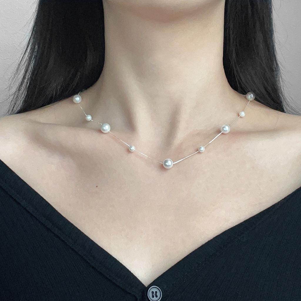 Female Starry Sky Fashion Collarbone Necklace