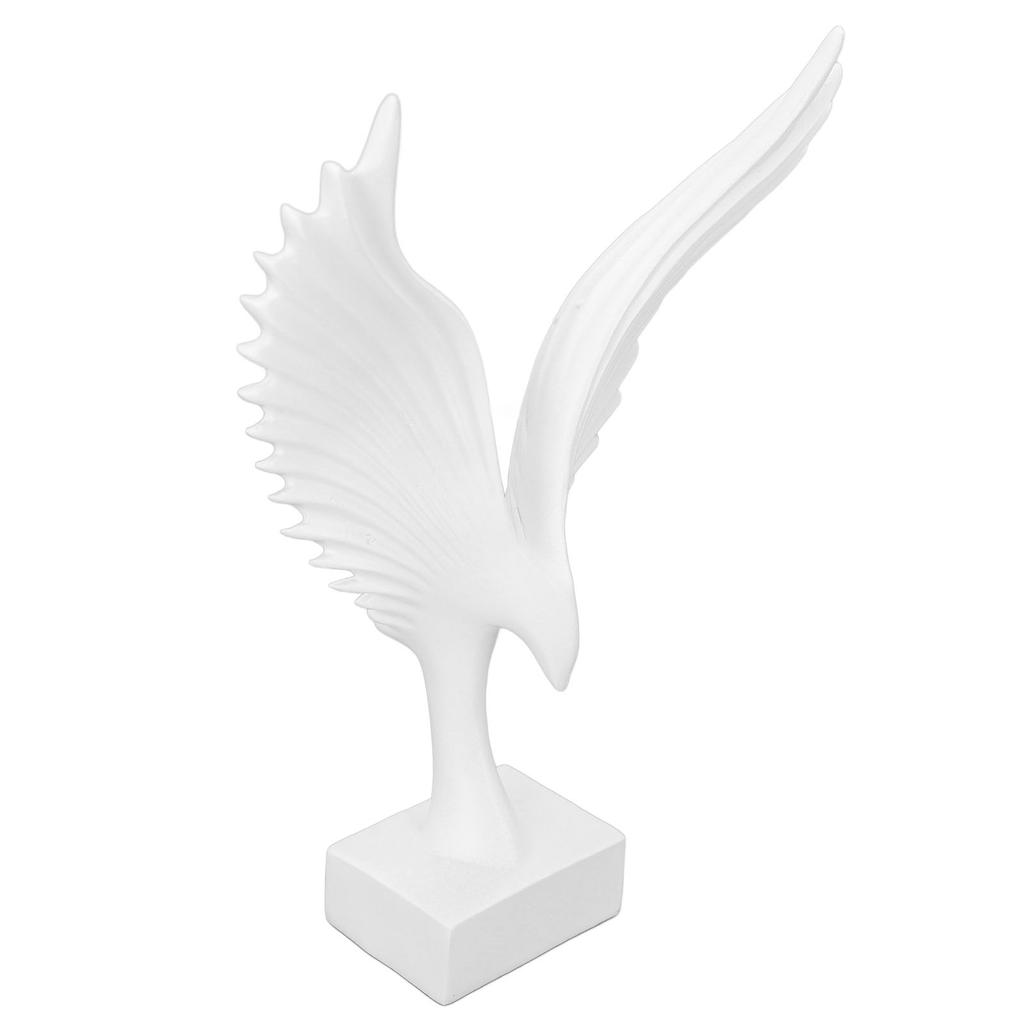 Eagle Abstract Figurine Decorative Resin Geometric   Animal Wing Sculpture Ornament for   Living Room