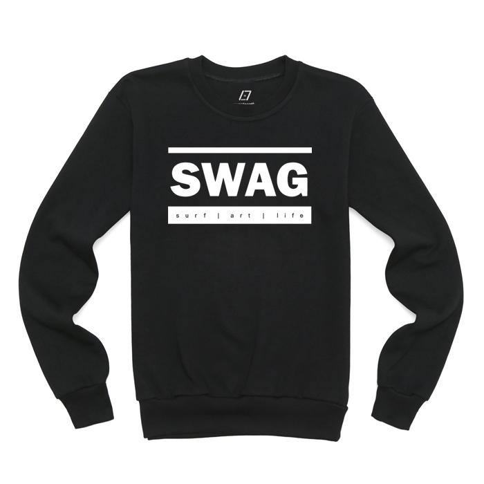 Свитшот Seventeen Swag Spirit Черный Black/M (Fleece-Lined)