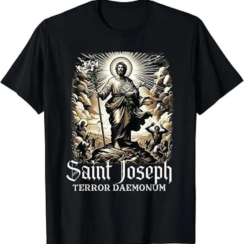 New Limited Saint Joseph Catholic Father And Worker T Shirt