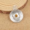 Citrine Gemstone Jewelry, 925 Solid Sterling Silver Pendant, Beautiful Handmade Pendant, Citrine Silver Chain jewelry For Wedding Gift