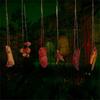 Realistic Blood Splattered Hands Feet Organ Decorations Durable Latex Hanging Ornament For Horror Home Display