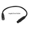 Cable Adaptador de Enchufe para Baterías de Scooter, Alta Durabilidad DC2.1 a CQ, Conexión Fácil, Carcasa de Plástico