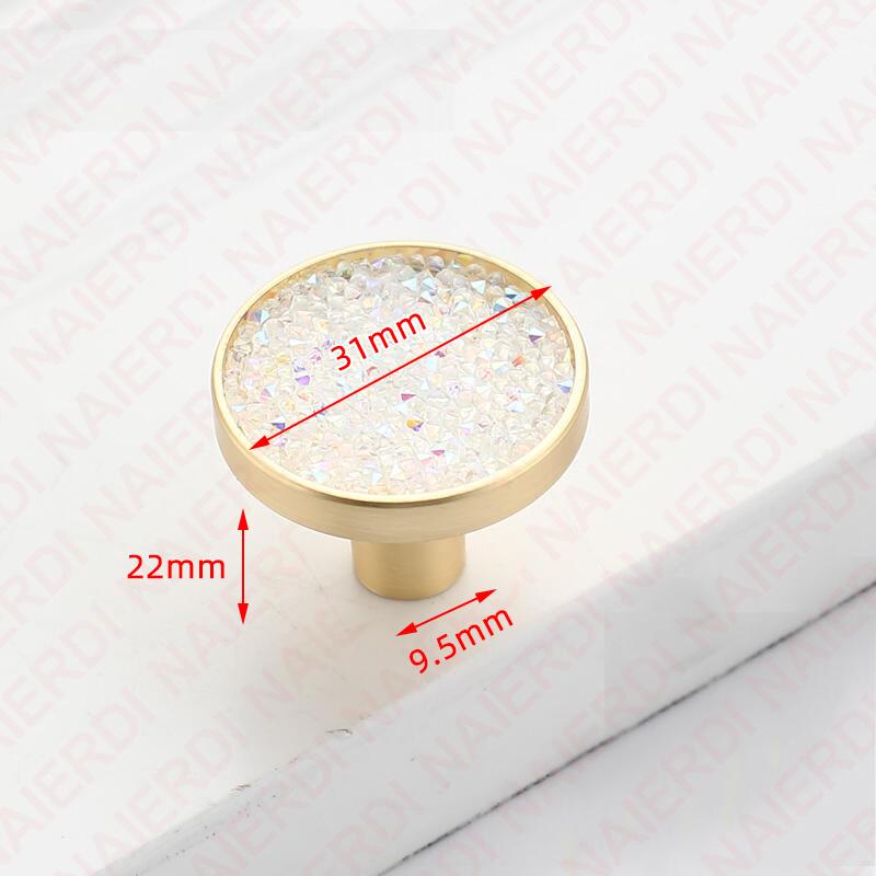 NAIERDI Heart Diamonds Cabinet Handles Zinc Alloy Lucky Clover Furniture Handles Drawer Knob Kitchen Wardrobes Dresser Knob
