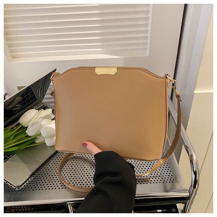 Atmosferyczna Minimalistyczna Damska Modna Torebka: 2025 Modna Wszechstronna Torba na Ramię i Przez Ramię w Jednolitym Kolorze