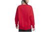 Nike Sportswear Phoenix Fleece Solid Color Crew Neck Fleece Lined Casual Long Sleeved Shirt Sweatshirt Women's DQ5734-657