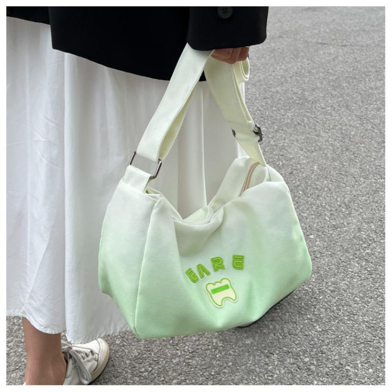 Şeker Kanvas Çanta kadın Crossbody Çanta Taze Yastık Çanta Bez Çanta Büyük Kapasiteli Omuz Çantası