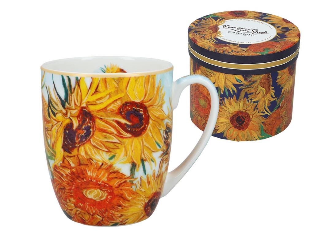 Kubek Ceramiczny Camio Van Gogh Słoneczniki Prezent Malarstwo Carmani