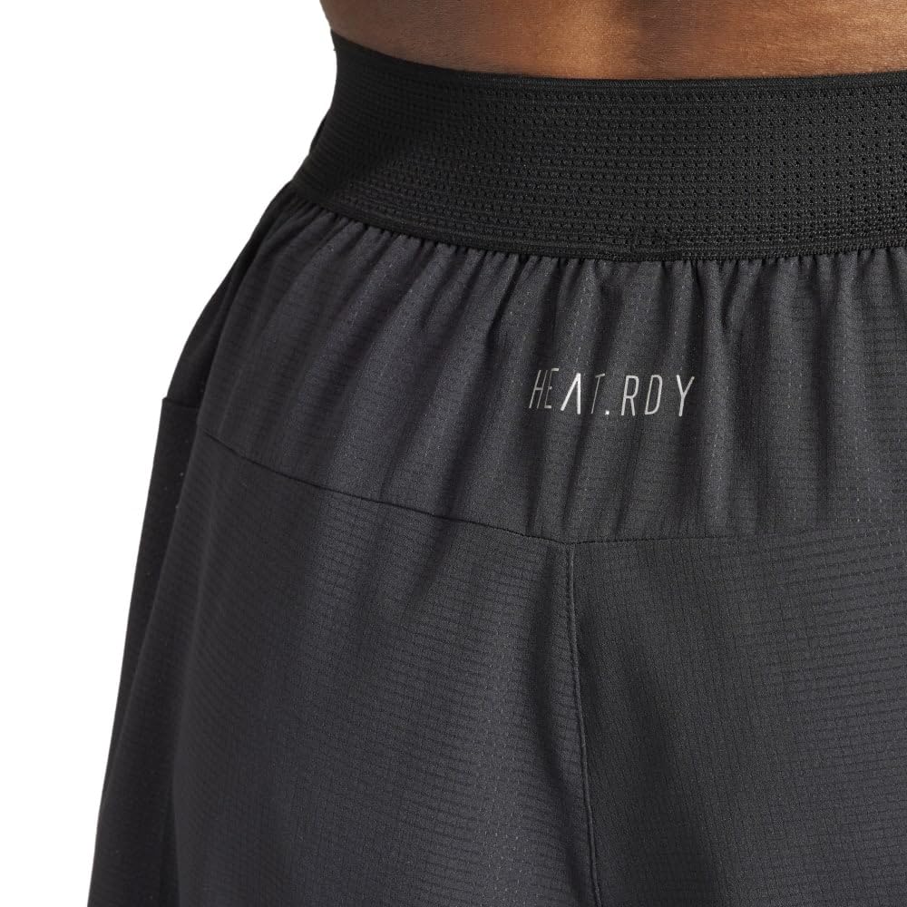 Adidas Shorts IHP78 Black featuring and cooling technology for training and HIIT HEAT.RDY Men's (IS3732) J/S7, quick-drying workouts.