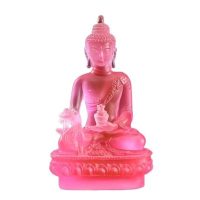 Statue del Buddha della Medicina Ornamento Resina Feng Shui Fortunato Scultura del Buddha Shakya Muni Decorazione Casa Ufficio Giardino