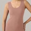 Spring Autumn  Women's Sleeveless AB-Side Vest Versatile Warm Thermal Seamless Liner