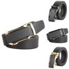 Men's Genuine Leather Automatic Buckle Belt Casual Business Cowhide Belt Male Belt