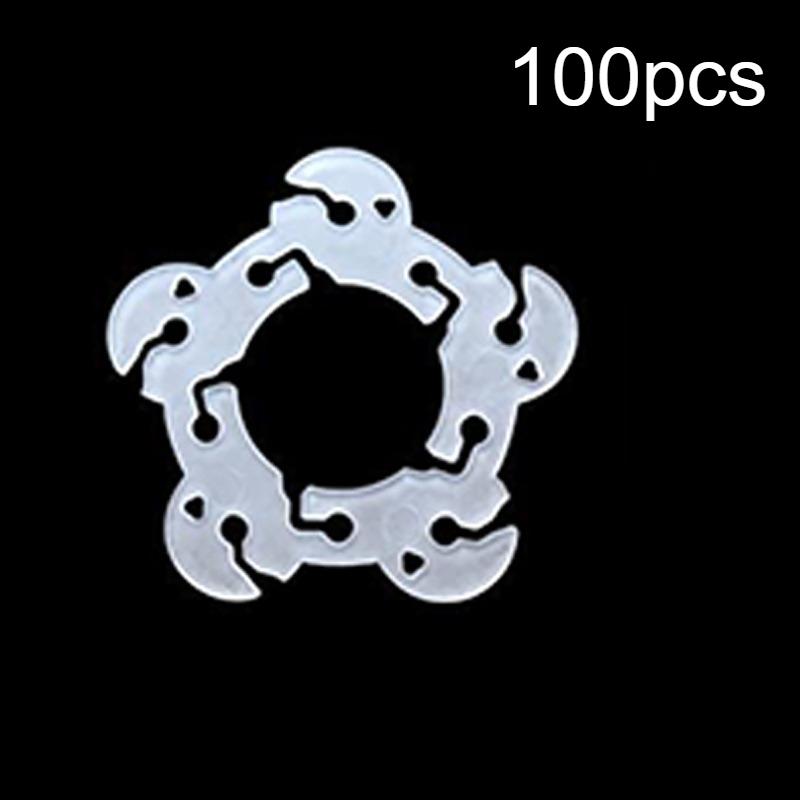 50/100pcs Multipurpose Balloon Clips And Arch Support Buckles - Simple Knotting Tools for Flower Shape Decorations,for Christmas