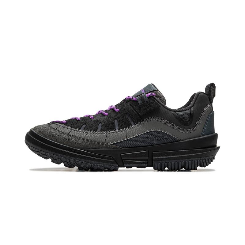 Li‑Ning CF Lichuan Lite Men Low Top Hiking Shoes Black AHCU057-3 43