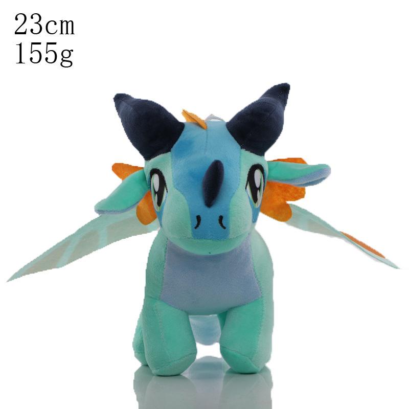 Kawaii Fire Wing Plush Toy Dragon Plush Animal Doll Cute Companion Sofa Ornament Gift for Children Birthday Party