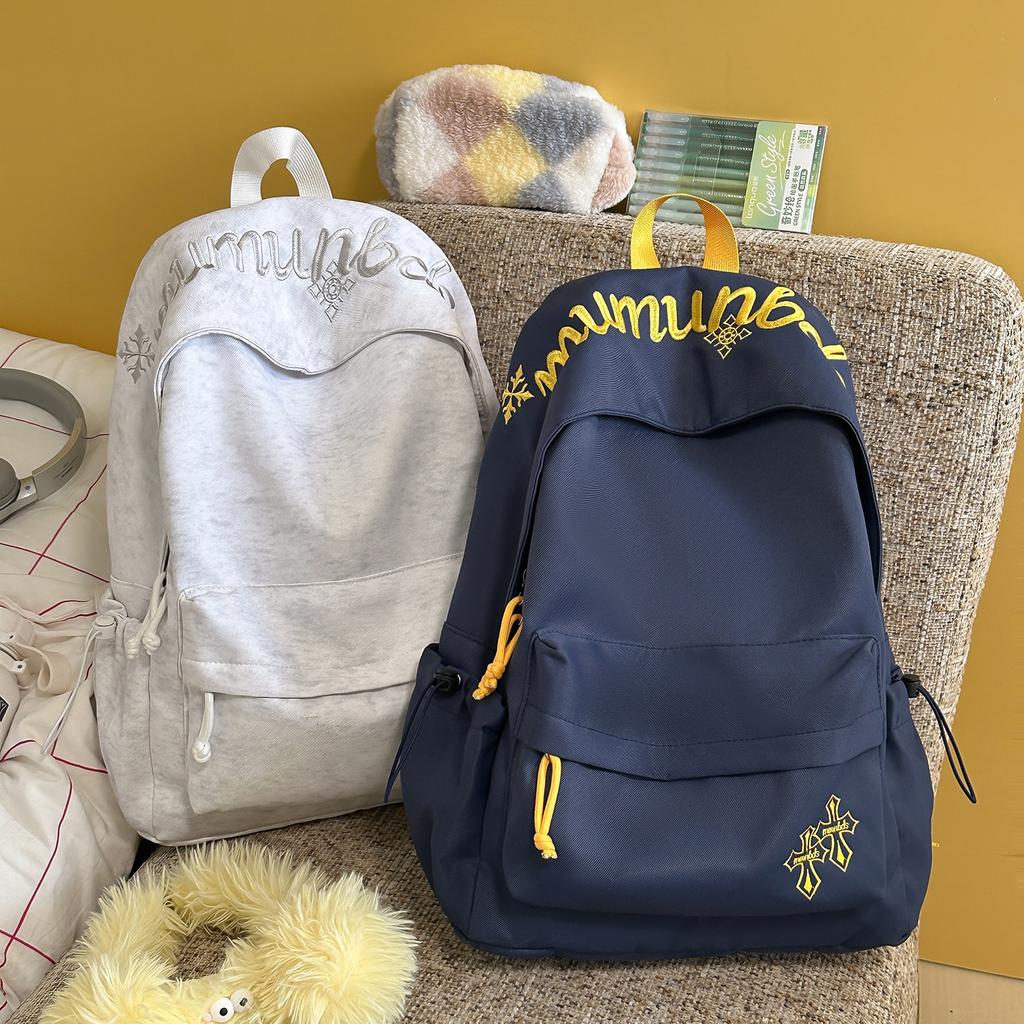 Schoolbag high texture 1011 new Korean version Mori backpack simple versatile junior high school students large capacity computer backpack