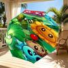 Plants Vs. Zombies Print Automatic Open Close Umbrella, Portable Foldable Umbrella, for Outdoor Commute Camping Trip, Ideal Birthday Gift