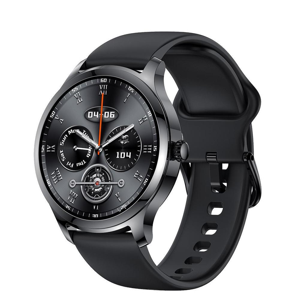 2024 Black Dual-Mode Smartwatch with Touchscreen, Bluetooth Call, Sleep, and Heart Rate Monitoring