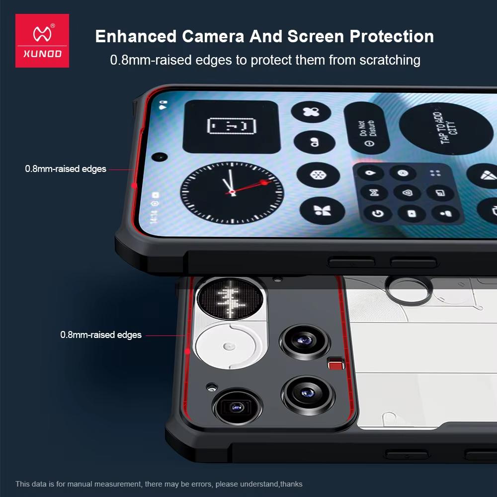 For Nothing Phone 3 Case XUNDD Casing Anti Fall Bumper Protective Shell Transparent Phone Cover For Nothing Phone 3