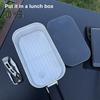 Outdoor Camping Mini Cutting Board with Drainage Hole Portable Clear Non-Slip Food Grade Multifunction Vegetables Fruits Meat Chopping Board