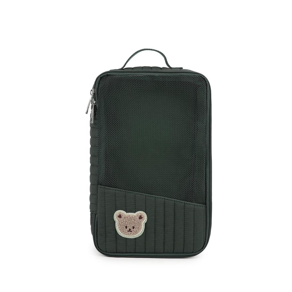 Portable Cartoon Bear Hanging & Carrying Storage Bag: Travel Toiletry & Baby Supplies Organizer