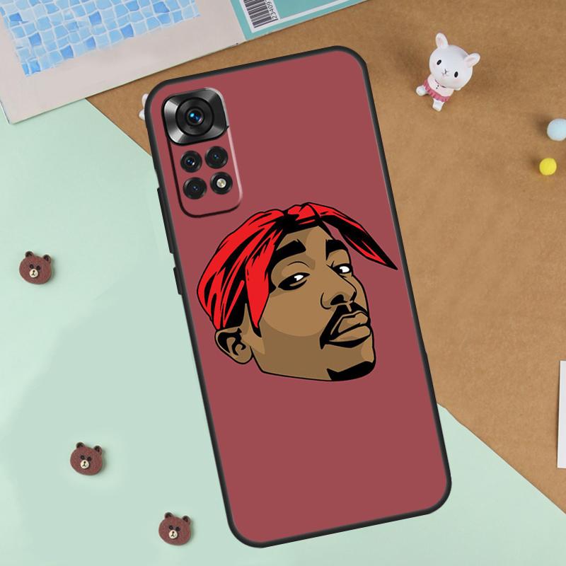 Tupac 2pac Shakur Hülle Für Xiaomi Redmi Note 13 12 11 9 10 14 Pro 10S 11S 12S Hülle Für Redmi 13C 10C 12C 14C
