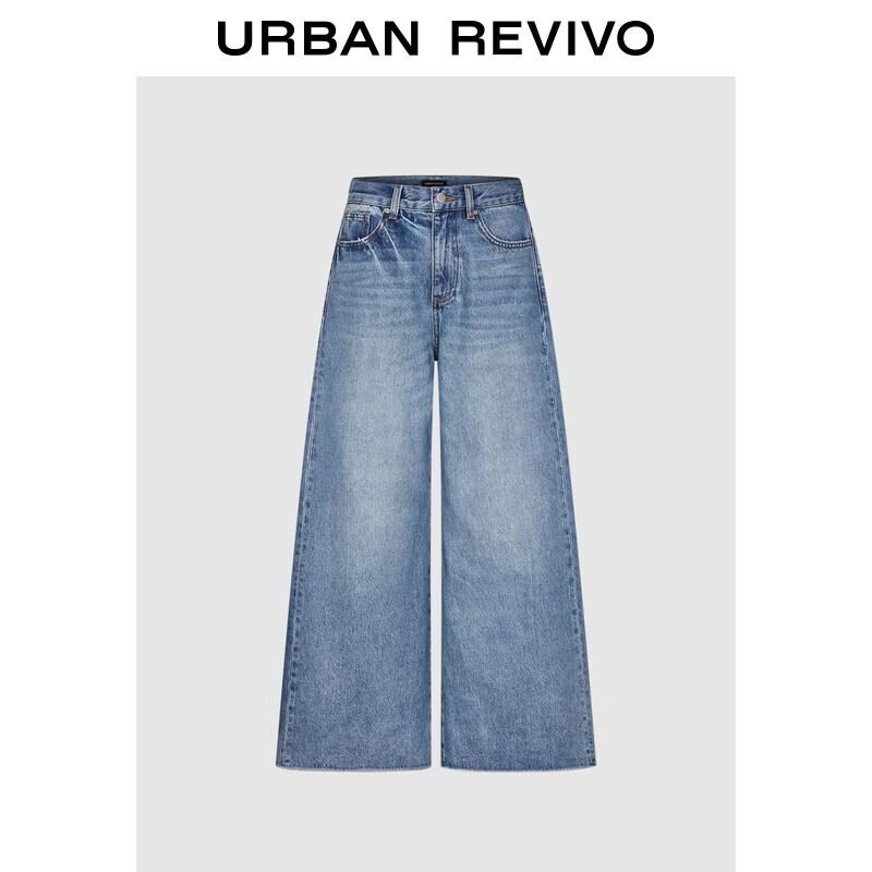 UR Women s Washed Wide-Leg Denim Jeans 29