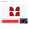 Button Stickers for Tesla Model 3 Highland Model Y Juniper 2026 2025 Carbon Fiber Door Lock Switch Trim Interior Accessories