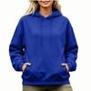Felpa con cappuccio oversize da donna a spalle scese, manica lunga, per l'autunno