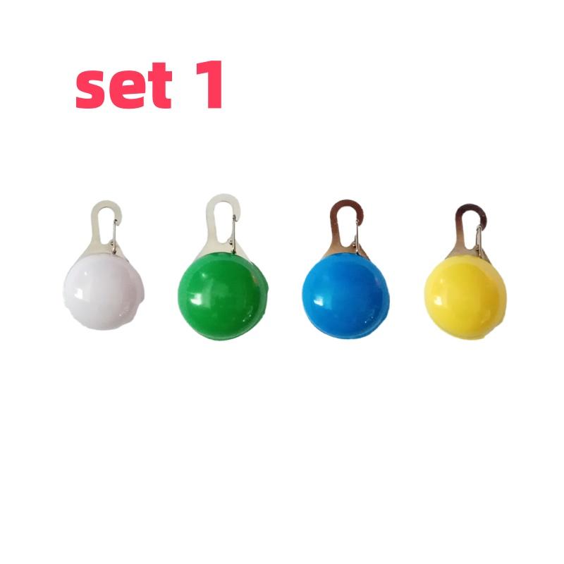 Haustier LED Leuchtanhänger Hundemarke Leuchtend Verlustsicher Licht Blinkhalsbandanhänger für Kleine Mittelgroße und Große Hunde Langlebig Stilvoll