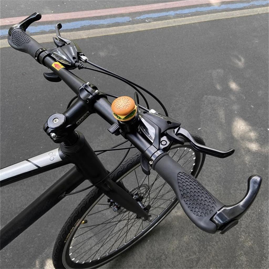 Burger Cartoon Bike Bell High-Decibel Universal Scooter Bell for Kids Mountain Bikes