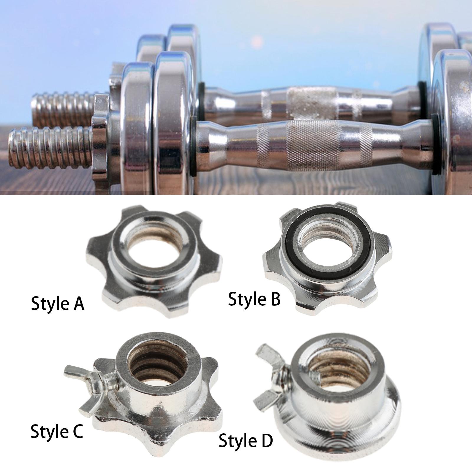 Dumbbell Nut Strength Training for Fitness Dumbbell Handle Straight Barbell Style A