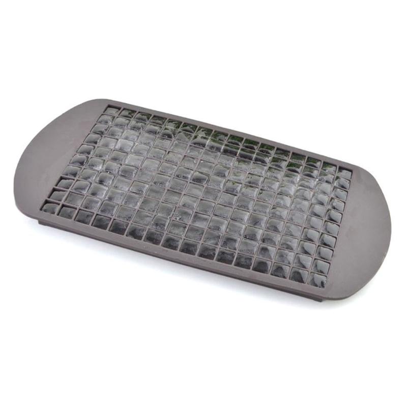 Flexible Silicone Ice Cubes Tray 160 Grid Molds Multipurpose Kitchen Tool for Drink Dessert and Creative Food Preparation