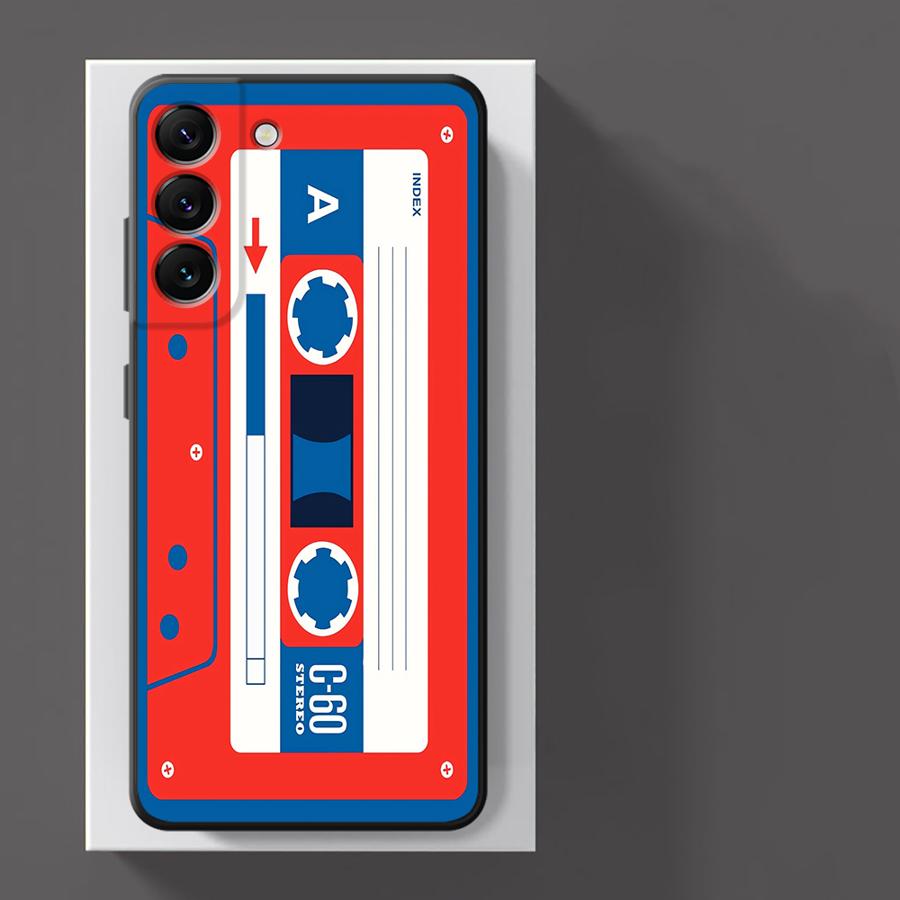 Funda Phone Cover Case for Xiaomi Redmi Note 11 9 10S 9S 13 Pro Plus 12 Pro 14 7 8 11s 12s 10 Vintage Cassette