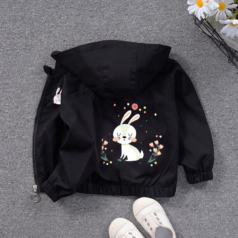 

1 2 3 4 5 6 років Весняна куртка для маленьких дівчаток з мультяшним принтом лінивця, пальто маленької принцеси з капюшоном на блискавці, вітрівка для хлопчиків, дитячий одяг 100