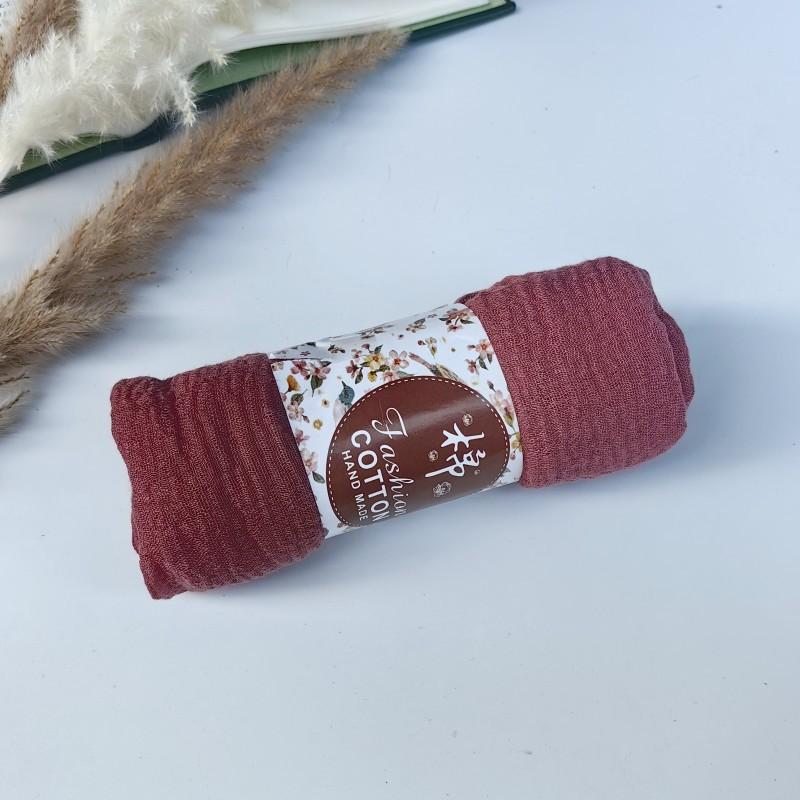 Monochrome Cotton And Linen Scarf, Beard Headscarf, Crumpled Scarf, Shawl, One Piece Will Be Sent On Behalf Of Wj01.