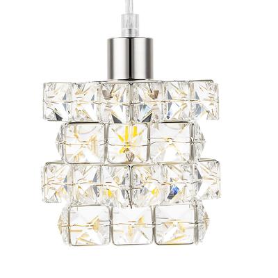 Cerdeco Hanglamp Een luxueus ontwerp met kristal Eenvoudig een vleugje PSE toe te voegen Ophanging binnenplafond plafond PD011 Licht verblindend, aurora-achtig