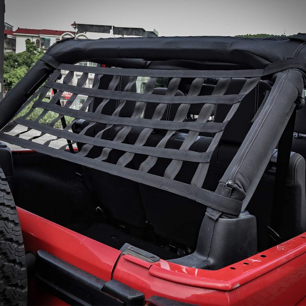JeCar Netz-Laderaumnetz Dachnetz Hängematte für Jeep Wrangler YJ TJ JK JKU JL JLU 1987-2024 2025+