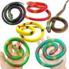 6X Realistic Stretchable Rubber Snake Animal Squeeze Toy Prank Joke