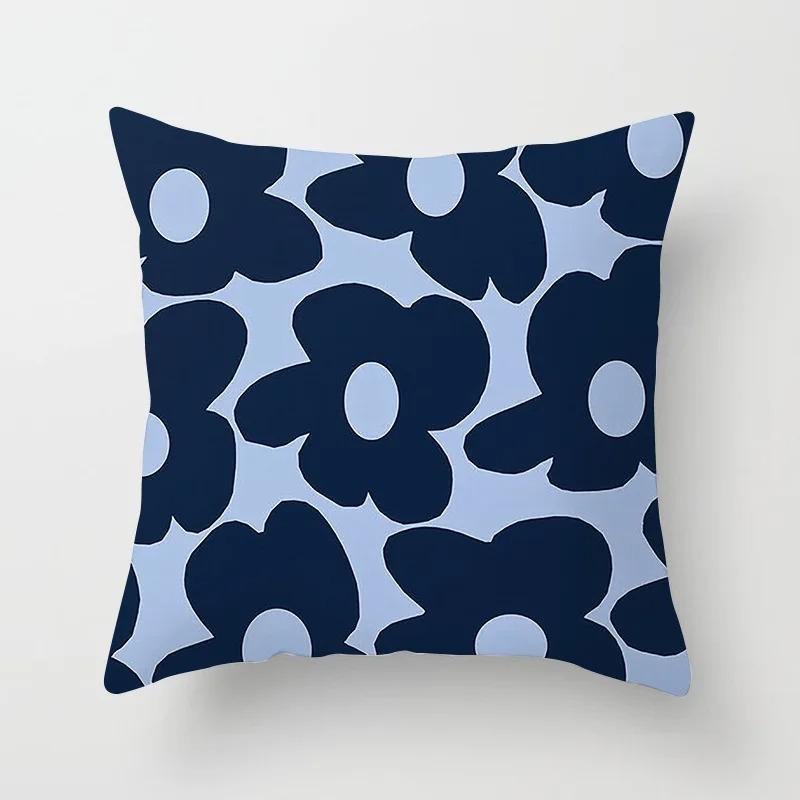 Fresh Daisy Print Pillowcase Office Living Room Home Pillowcase Car Ornaments