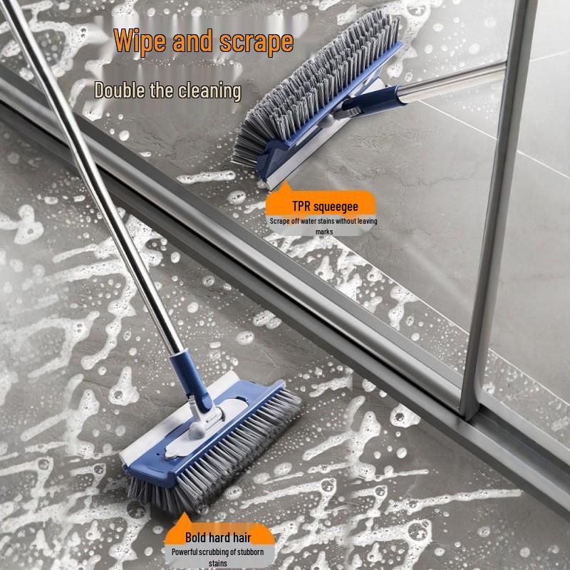 Bathroom & Toilet Gap Cleaning Brush with Scraper