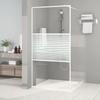 Shower Wall 100x195 Cm Transparent ESG Glass