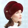 Fashionable High Top Faux Mink Plush Hat for Autumn and Winter