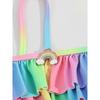 Swimsuit European Splits In Spring And Summer Gradient Children's Swimwear