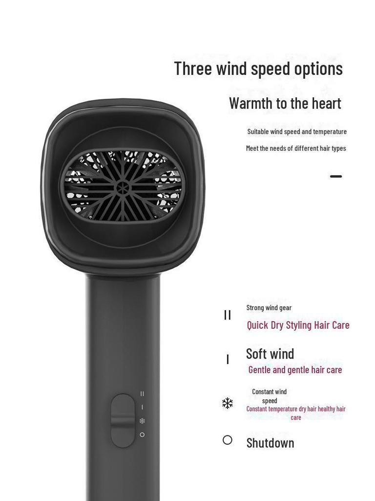 Fengjie Wall-Mounted Hotel Bathroom Hair Dryer - Punch-Free, Suitable for Home and Hotel Use